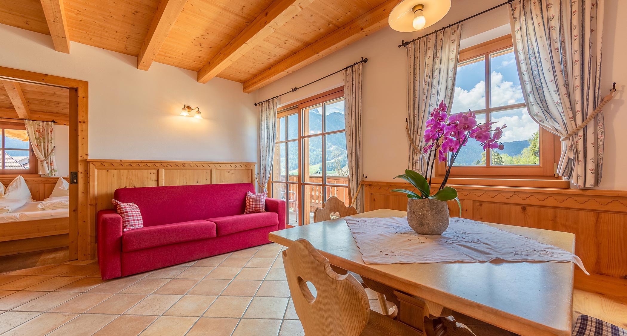 Apartment Lavendel - Wohnraum