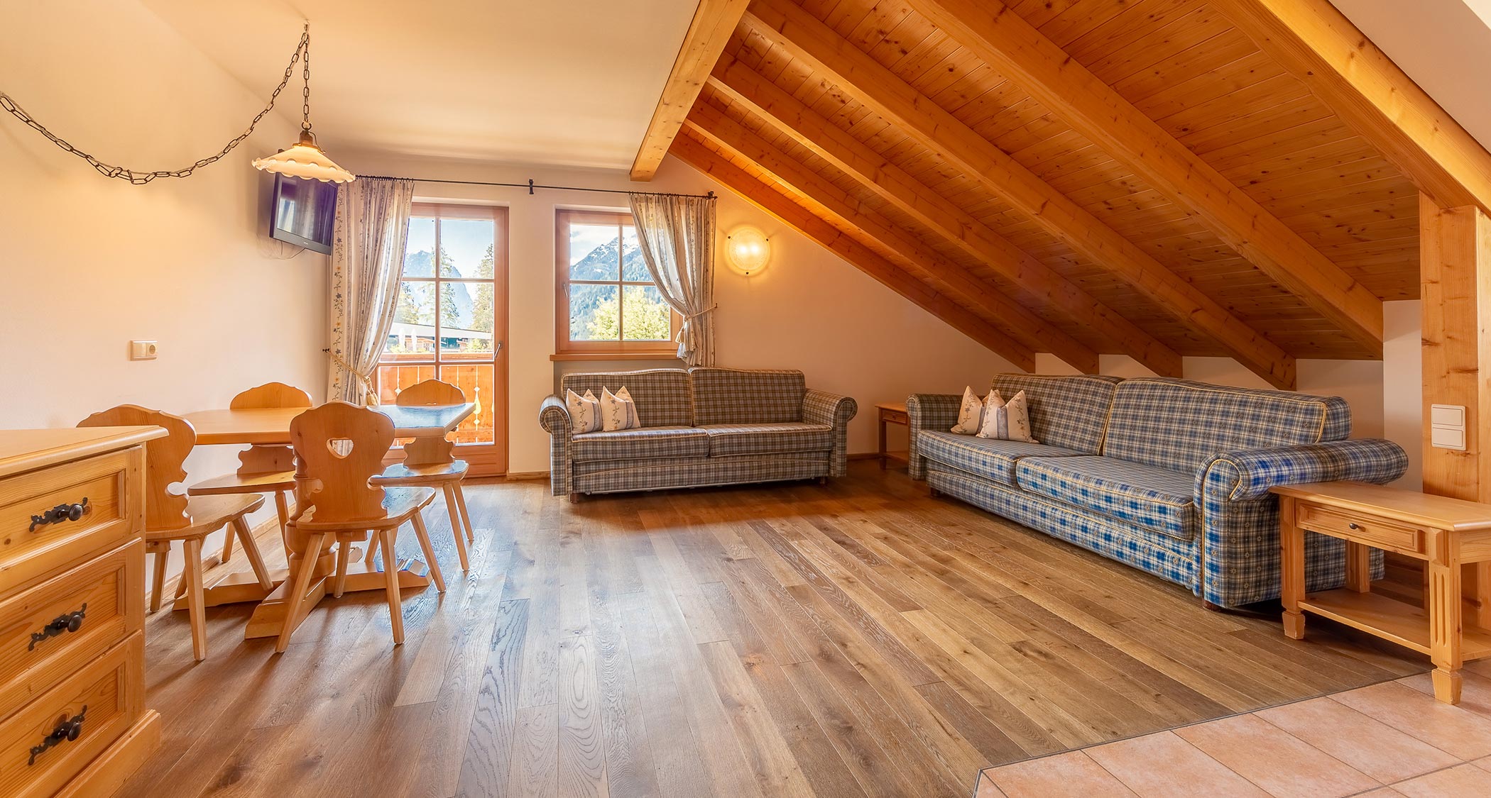 Apartment Alpenrose - Wohnraum