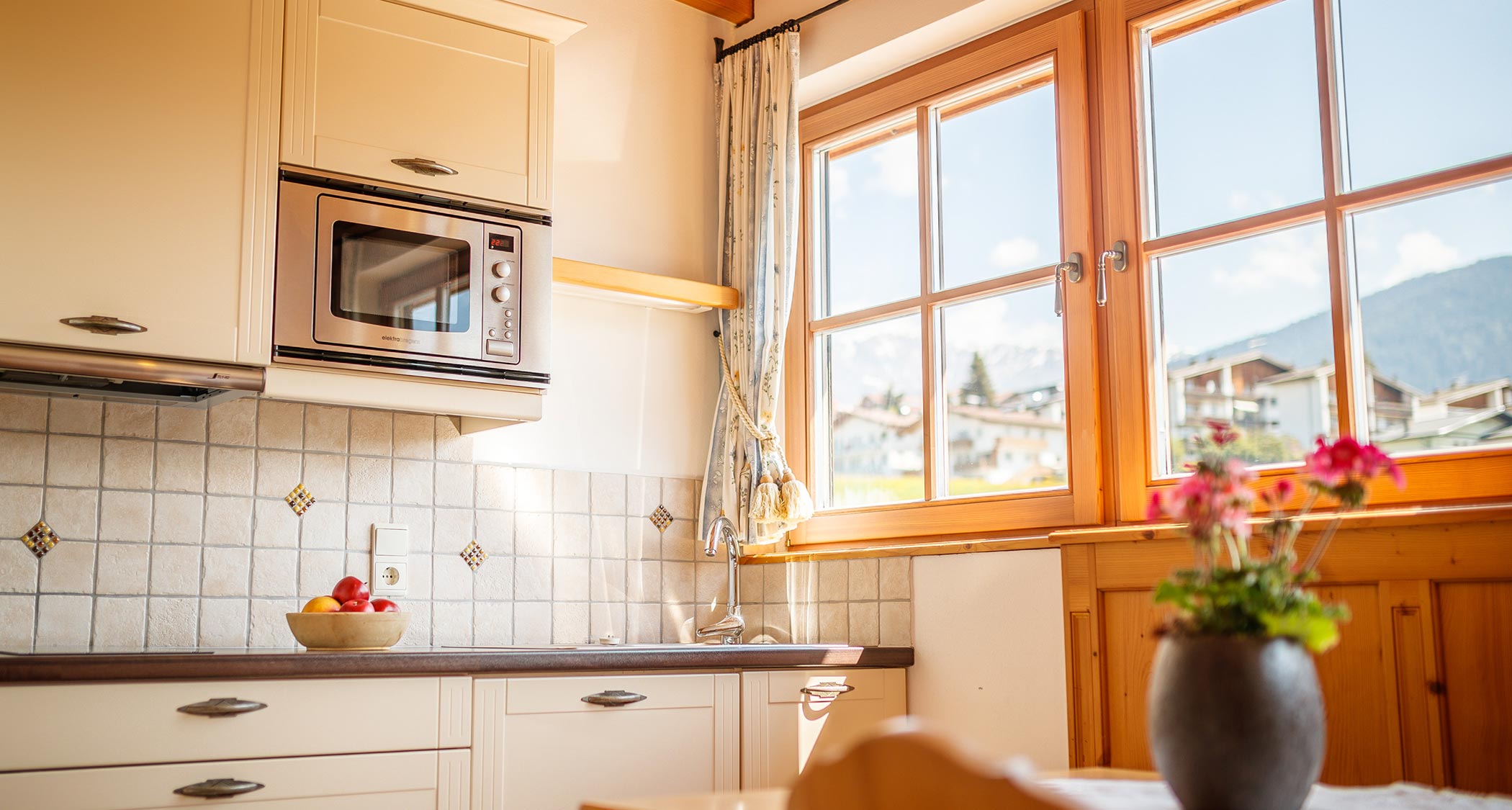 Appartement Enzian - Küche Detail